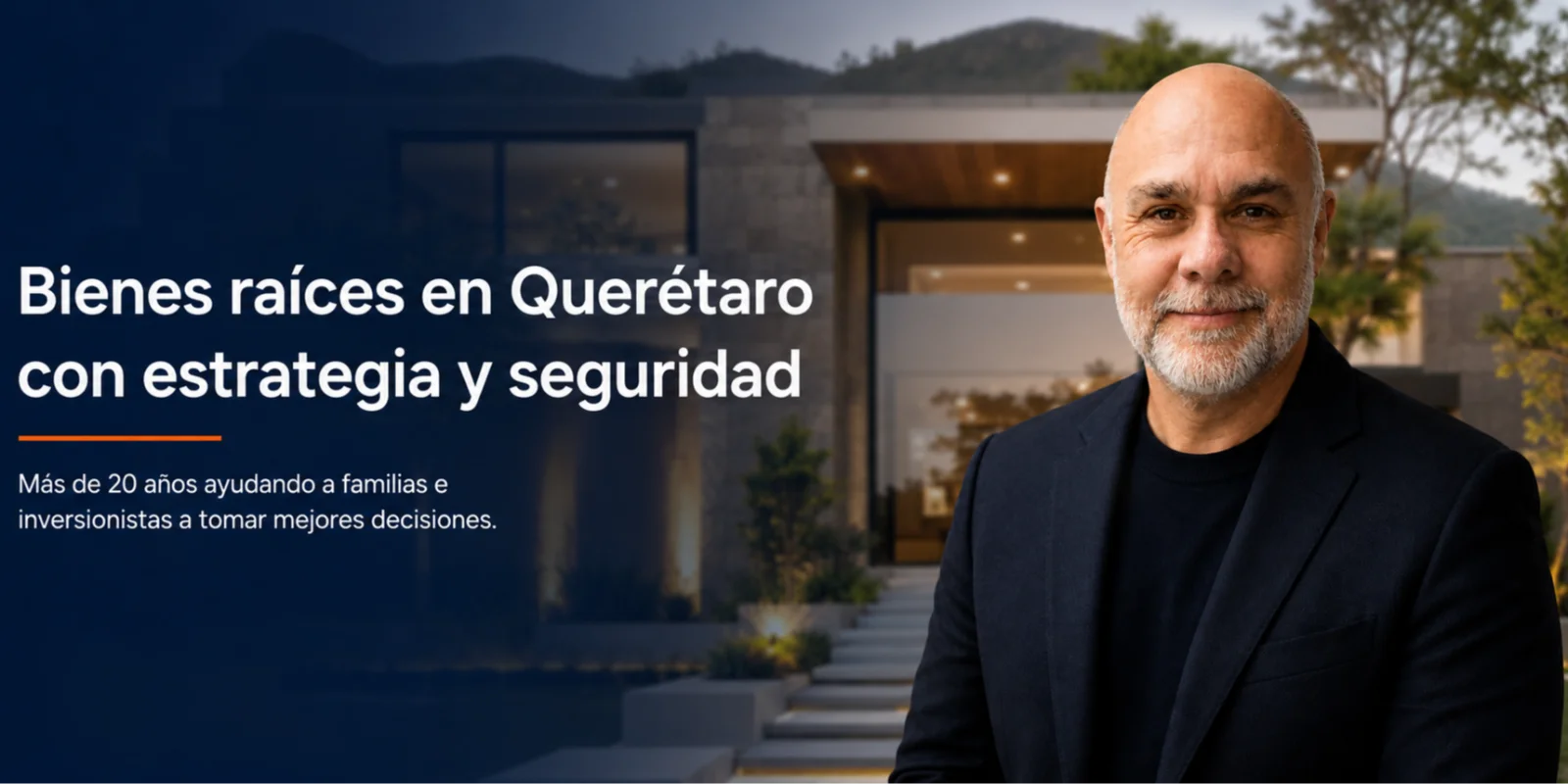 Mauricio Medina, asesor inmobiliario en Querétaro con más de 20 años de experiencia