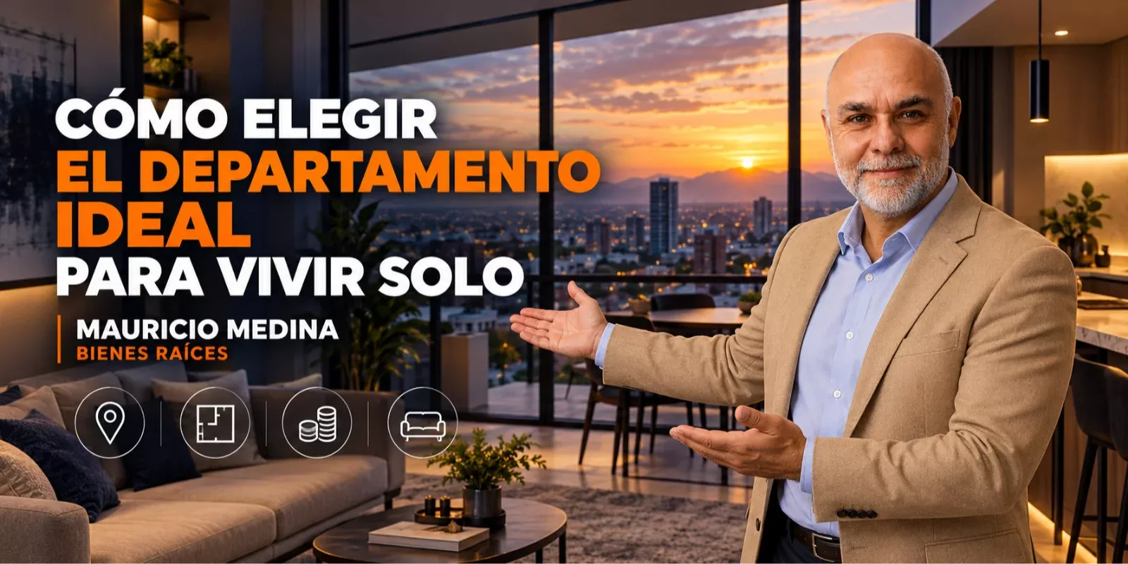 Cómo elegir el departamento ideal para vivir solo