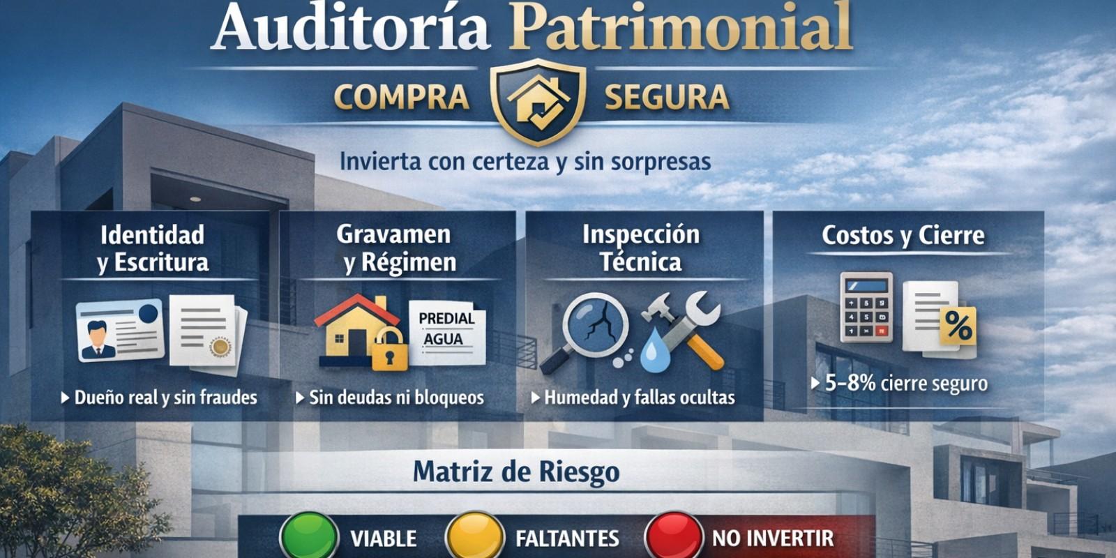 CHECKLIST “COMPRA SEGURA” (Antifraude + Técnica + Financiera)