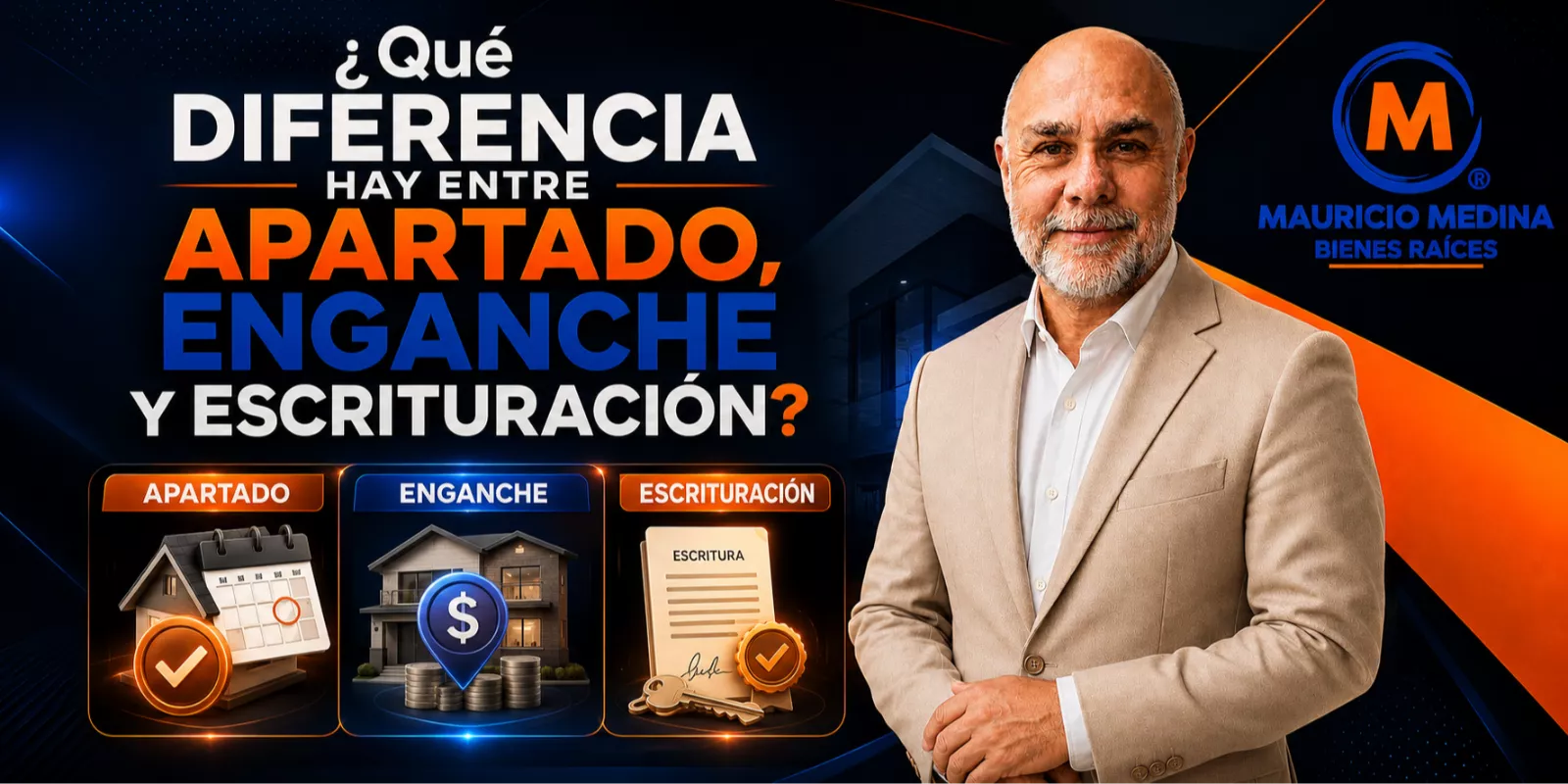 Diferencias Clave: Apartado, Enganche y Escrituración